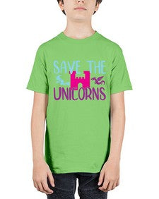 save the unicorns 390# - unicorn - Youth Tee Unisex