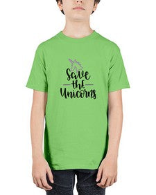 save the unicorns 392# - unicorn - Youth Tee Unisex