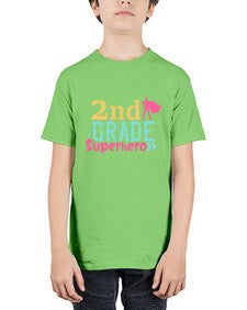 second Grade Superhero color 833# - second grade - Youth Tee Unisex
