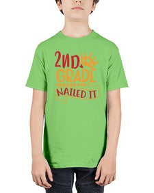 second grade nailed it 828# - second grade - Youth Tee Unisex