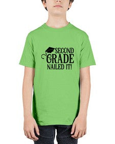 second grade nailed it 829# - second grade - Youth Tee Unisex