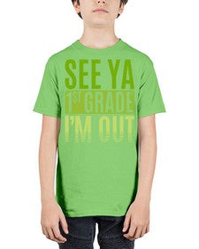 see ya first grade im out 841# - first grade - Youth Tee Unisex