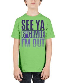 see ya sixth grade im out 844# - sixth grade - Youth Tee Unisex