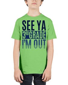 see ya third grade im out 845# - third grade - Youth Tee Unisex