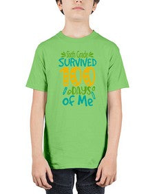 sisth grade survived one hundred days of me 872# - one hundred days - Youth Tee Unisex