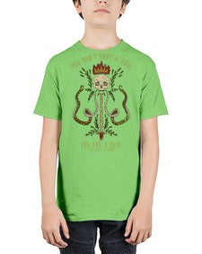 skull 1069# - skull and bones - Youth Tee Unisex