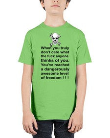 skull 117# - skull and bones - Youth Tee Unisex