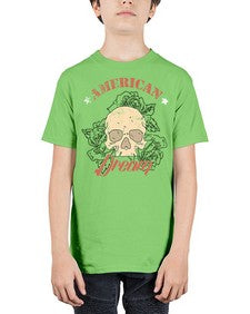 skullrose 1070# - skull and bones - Youth Tee Unisex