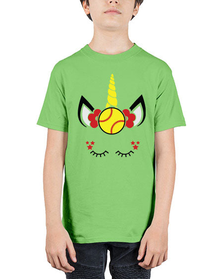 softball unicorn 400# - softball - Youth Tee Unisex