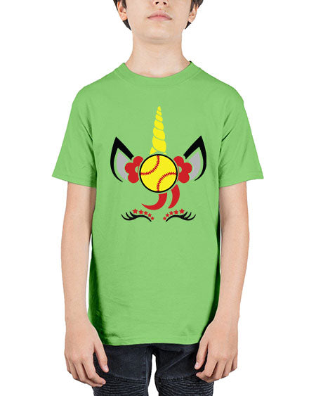 softball unicorn 401# - softball - Youth Tee Unisex