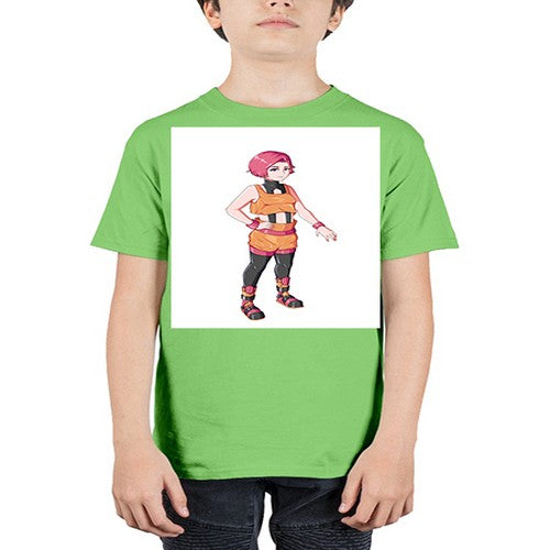 street girl wear orange outfit16# - anime - Youth Tee Unisex