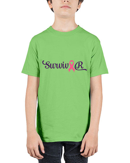 survivor 251# - breast cancer - Youth Tee Unisex