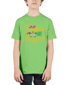 teachers are magical 430# - unicorn - Youth Tee Unisex