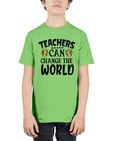 teachers can change the world Style 391# - teacher - Youth Tee Unisex