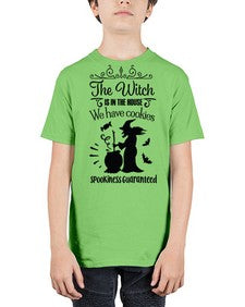 the witch is in the house sign 20# - witch - Youth Tee Unisex