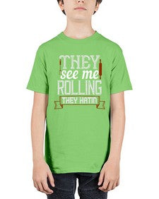 they see me rolling they hatin 427# - cooking - Youth Tee Unisex