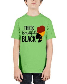 thick beautiful black Style 4# - black girls or women - Youth Tee Unisex