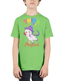 third Grade is Magical Unicorn 962# - third grade - Youth Tee Unisex