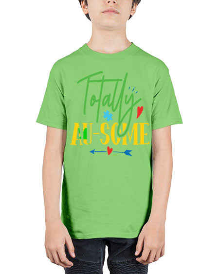 totally ausome Style 1# - autism - Youth Tee Unisex