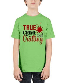 true crime and cralting 1188# - true crime - Youth Tee Unisex
