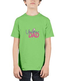 unicorn dad 451# - unicorn - Youth Tee Unisex