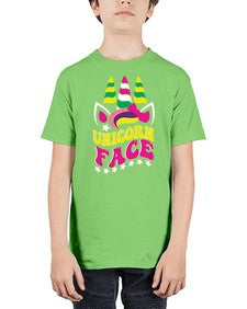 unicorn face 459# - unicorn - Youth Tee Unisex