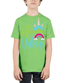 unicorn vibes 508# - unicorn - Youth Tee Unisex