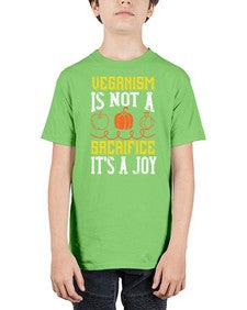 veganism is not a sacrificeits a joy 454# - vegan - Youth Tee Unisex