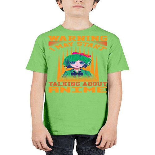 warning i may start talking about anime286# - anime - Youth Tee Unisex