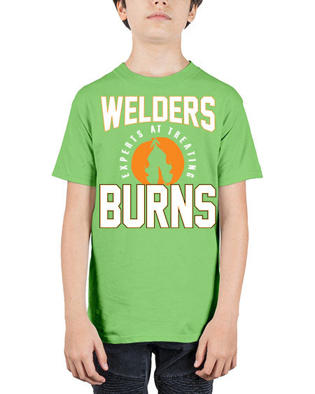 welders experts at treating burns 1625# - welder - Youth Tee Unisex