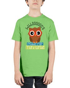 whooos ready for third grade 1009# - third grade - Youth Tee Unisex