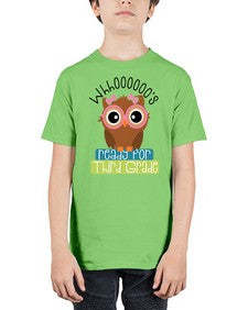 whooos ready for third grade girl 1010# - third grade - Youth Tee Unisex