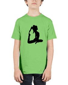 yoga pose  641# - yoga - Youth Tee Unisex