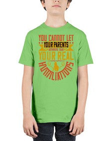 you cannot let your parents anywhere near your real humiliations 711# - parents day - Youth Tee Unisex