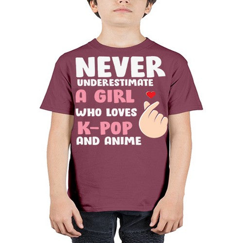 A Girl Who Loves Kpop and Anime 188# - anime - Youth Tee Unisex