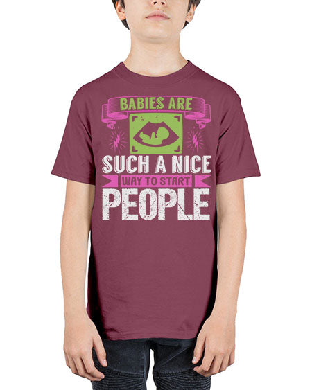 A baby is Gods opinion that life should go on Style 6# - baby - Youth Tee Unisex