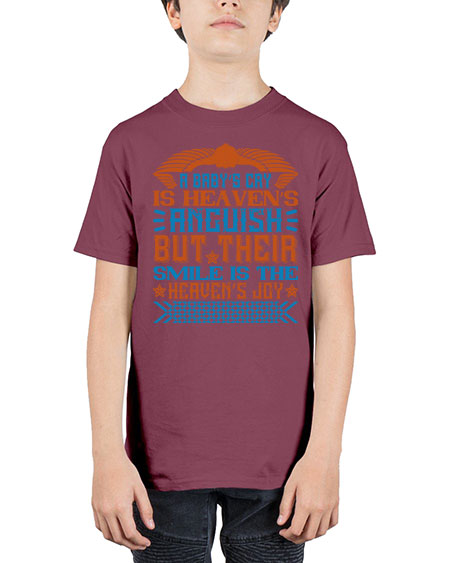 A baby’s cry is heaven’s anguish but their smile is the heaven’s joy Style 262# - baby - Youth Tee Unisex