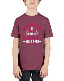 A problem is a chance for you to do your best Style 21# - nurse - Youth Tee Unisex