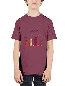 AkronOH 285# - cities - Youth Tee Unisex