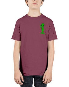 Alien in Pocket Side 3# - ufo - Youth Tee Unisex
