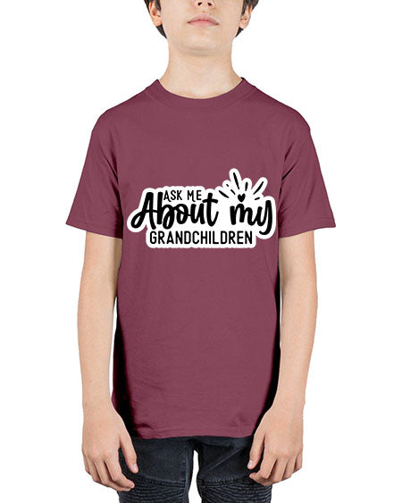 Ask Me About My Grandchildren 271# - baby - Youth Tee Unisex