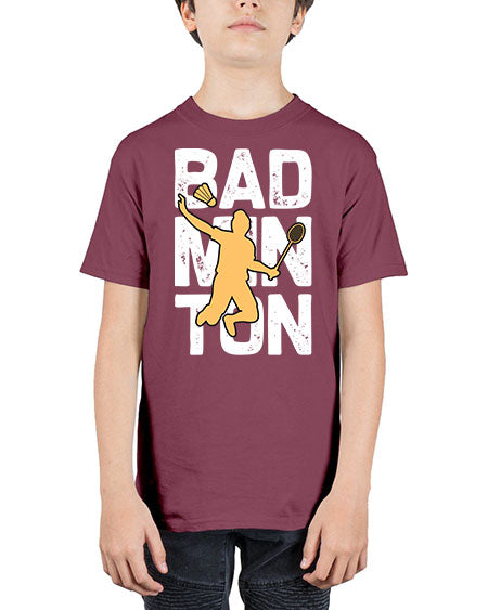Bad 1452# - badminton - Youth Tee Unisex