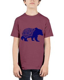 BearMandala 253# - mandala - Youth Tee Unisex