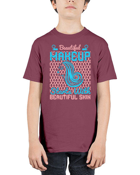 Beautiful makeup starts with beautiful skin Style 172# - beauty - fashion - Youth Tee Unisex