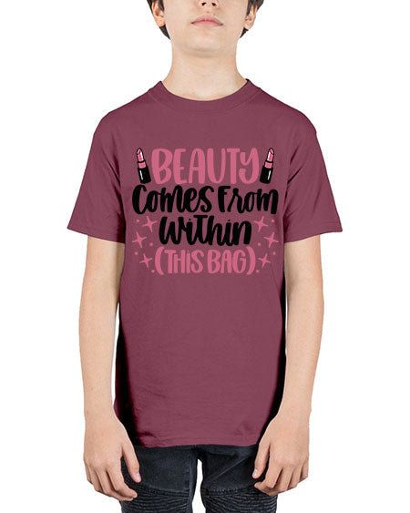 Beauty Comes From Within This Bag Style 138# - beauty - fashion - Youth Tee Unisex