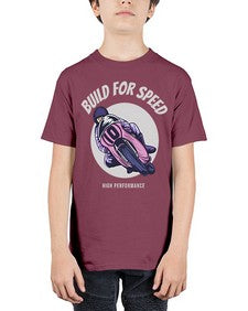 Build for speed 12# - motorcycle - Youth Tee Unisex