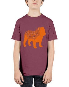 BulldogMandala 281# - mandala - Youth Tee Unisex