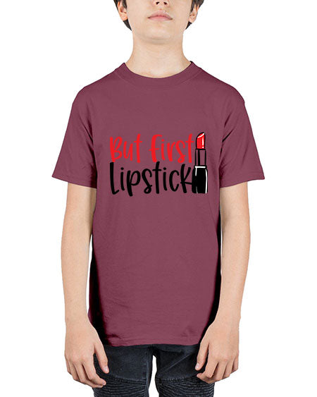 But First Lipstick Style 246# - beauty - fashion - Youth Tee Unisex