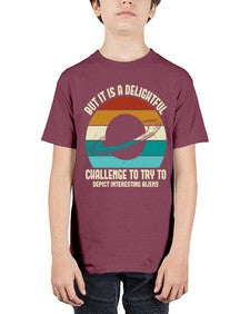 But it is a delightful challenge to try 37# - ufo - Youth Tee Unisex
