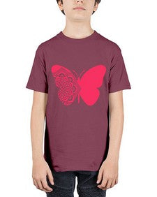 ButterflyMandala 292# - mandala - Youth Tee Unisex